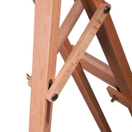 Мольберт напольный из бука, 158х50х87 см, высота холста до 121 см, лакированный, BRAUBERG ART CLASSIC, 192259