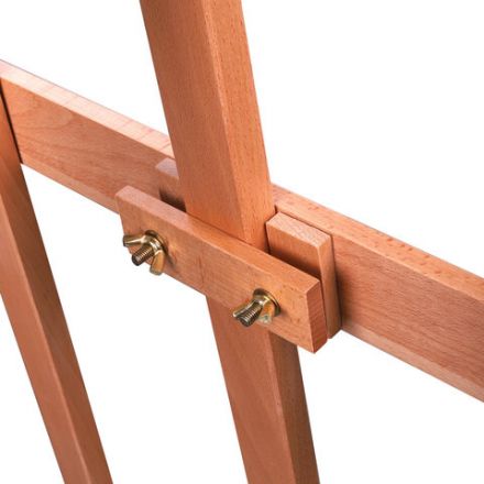 Мольберт напольный из бука, 158х50х87 см, высота холста до 121 см, лакированный, BRAUBERG ART CLASSIC, 192259