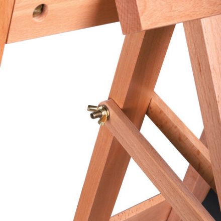 Мольберт напольный из бука, 158х50х87 см, высота холста до 121 см, лакированный, BRAUBERG ART CLASSIC, 192259