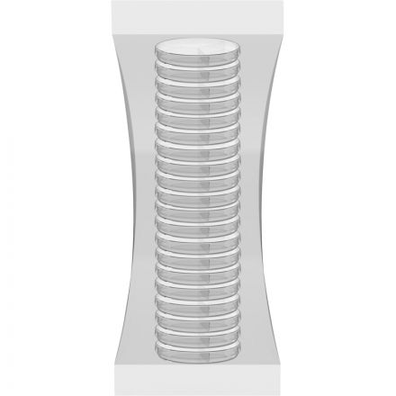 Чашка Петри Перинт 3-секц. стер. диаметр 90мм, 20шт/уп ЧБН3-В-14х90