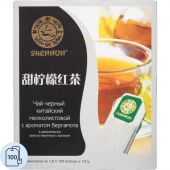 Чай Shennun черный с ароматом бергамота, 100пак 1903