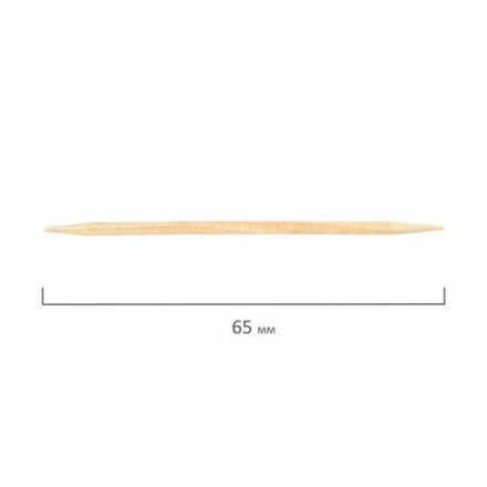 Зубочистки бамбуковые 1000 штук в индивидуальной упаковке, WELDAY (ВЭЛДЭЙ), 607568