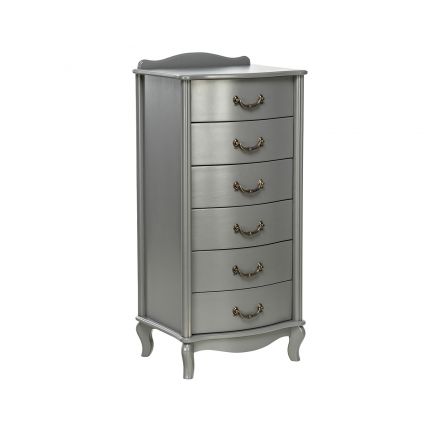 Комод Leset "Джульетта" узкий (6 ящ.), Серый ясень