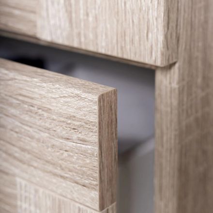 Шкаф для одежды ШС_Сириус 2 двери и 1 ящик дуб сонома