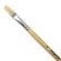 Кисть ПИФАГОР, ЩЕТИНА, плоская, № 8, деревянная лакированная ручка, пакет с подвесом, 200873