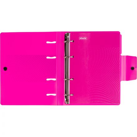 Ежедневник недатированный ATTACHE Digital розовый,А5, 272стр., на кольцах