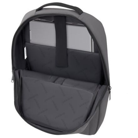 Рюкзак HEIKKI PANEL (ХЕЙКИ), отделение для ноутбука, USB-порт, серый, 44x30x13 см, 273903