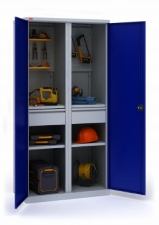 Инструментальный шкаф ИП-2/1 (ИП-2: шкаф-1, полка-4, экран-2, ящик-2; полка УК-2, крючки 5см - 1уп) Инструментальный шкаф ИП-2/1 (ИП-2: шкаф-1, полка-4, экран-2, ящик-2; полка УК-2, крючки 5см - 1уп)