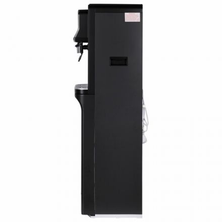 Кулер для воды SONNEN FSE-02WB, напольный, нагрев/охлаждение, НИЖНЯЯ ЗАГРУЗКА, 2 крана, черный, 456169