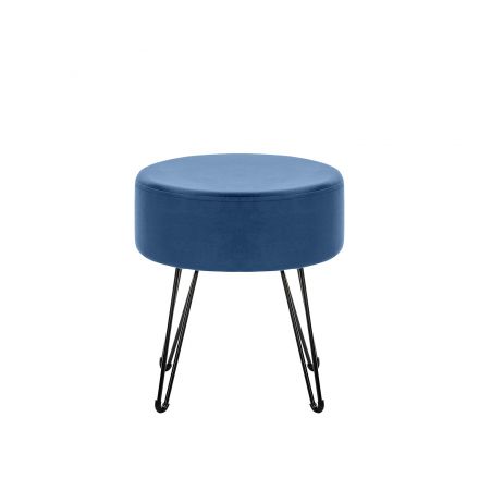 Пуф Leset Кома, велюр Дарк Блю Дарк Блю, Ткань Велюр