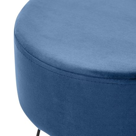 Пуф Leset Кома, велюр Дарк Блю Дарк Блю, Ткань Велюр