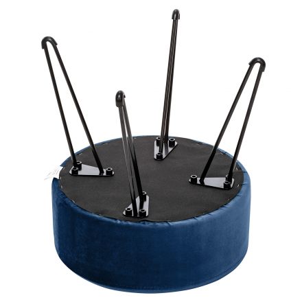 Пуф Leset Кома, велюр Дарк Блю Дарк Блю, Ткань Велюр