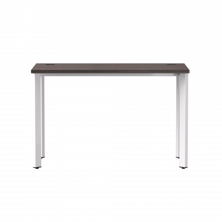 Стол прямой Everprof EVO на металлокаркасе 1180х670х755 мм опоры 45гр Дуб Пасадена/Белый