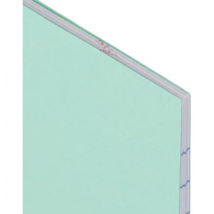 Тетрадь в зеленом офсете  12 л., узкая линия, штука,100% белизна