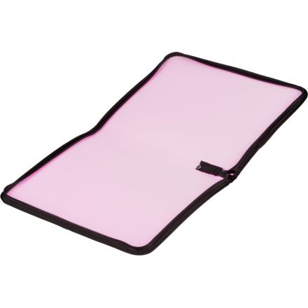 Папка-конверт на молнии с 3-х сторон Attache Neon A4 розовый