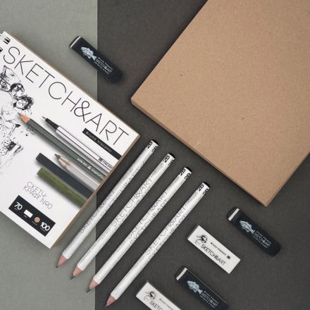 Ластик художественный SKETCH&ART абразивный 42-0043