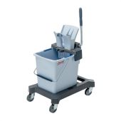 Тележка уборочная VILEDA "УльтраСпидПро", 1 съемное ведро на 25 л, платформа, без ручки, туннельный отжим, 147191 Тележка уборочная VILEDA "УльтраСпидПро", 1 съемное ведро на 25 л, платформа, без ручки, туннельный отжим, 147191