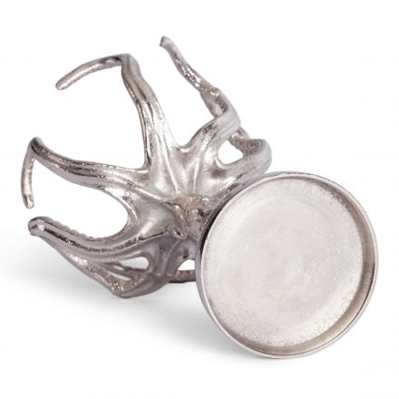 Подсвечник Secret De Maison OCTOPUS2 ( mod. 3933 ) алюминиевый сплав, 17x16,5x25,5 см, никель/nickel antique