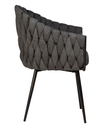 Стул обеденный DOBRIN MATILDA, графитовая ткань (LAR-275-21) Стул обеденный DOBRIN MATILDA, графитовая ткань (LAR-275-21)