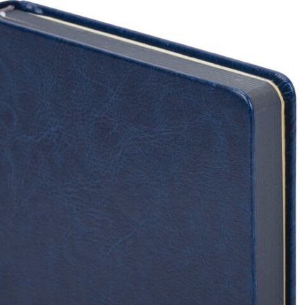 Скетчбук, слоновая кость 140 г/м2 130х210 мм, 80 л., КОЖЗАМ, застежка металл, BRAUBERG ART CLASSIC, "Inspiration", под кожу, синий, 116465