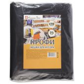 Мешки для мусора 120 л, черные, в пачке 25 шт., ПВД, 55 мкм, 70х110 см, особо прочные, КОНЦЕПЦИЯ БЫТА "Профи", 650 Мешки для мусора 120 л, черные, в пачке 25 шт., ПВД, 55 мкм, 70х110 см, особо прочные, КОНЦЕПЦИЯ БЫТА "Профи", 650