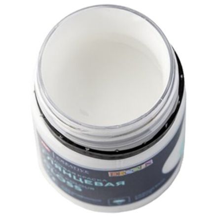 Краска акриловая глянцевая "Декола", банка 50 мл, белая, Невская Палитра, 2928104