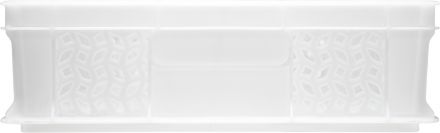 Ящик 600х400х120 мороз. перфорированный, без ручек  натуральный