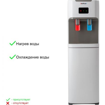 Кулер для воды HotFrost V115AE белый, электрон. охлаждение, нижняязагрузка