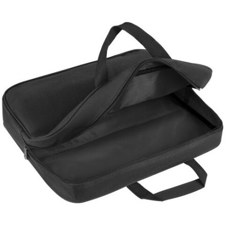 Папка на молнии с ручками STAFF EVERYDAY А4, 1 отделение, полиэстер, 80 мм, черная, 270918