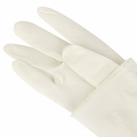 Перчатки латексные стерильные хирургические, КОМПЛЕКТ 50 пар (100 штук), Германия, размер 7, М (средний), SFM