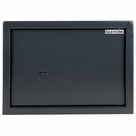 Сейф мебельный DASWERK (ДАСВЕРК) SC-250KL (250х350х250 мм), ключевой замок, графит, 291342