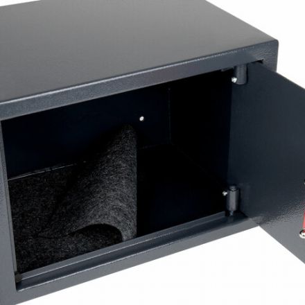 Сейф мебельный DASWERK (ДАСВЕРК) SC-250KL (250х350х250 мм), ключевой замок, графит, 291342