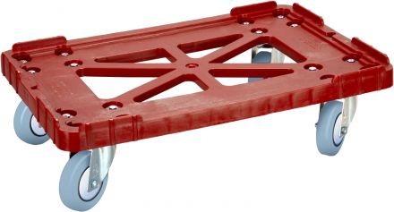Тележка 600х400 серые резиновые колеса, Россия красный Тележка 600х400 серые резиновые колеса, Россия красный