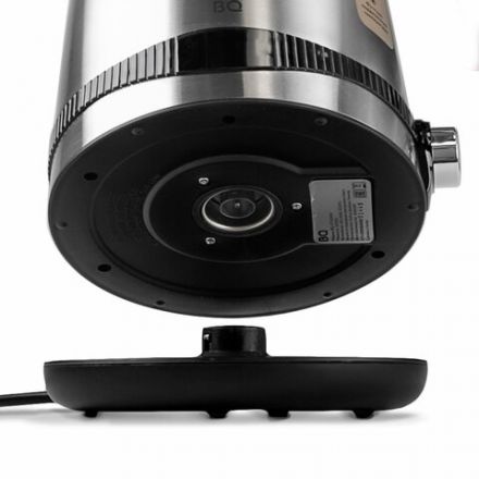 Чайник BQ (БИ-КЬЮ) KT1724SW, 1,7 л, 2200 Вт, закрытый нагревательный элемент, ТЕРМОРЕГУЛЯТОР, стальной, 86189269