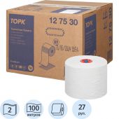 Бумага туалетная д/дисп Tork Mid-size Т6 Advanced 2сл бел 100м 27рул 127530