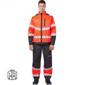 Куртка летняя мужская Равелин красн./графит (р.56-58) 182-188