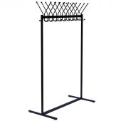 Вешалка гардеробная КР-12Л на 20 персон черная
