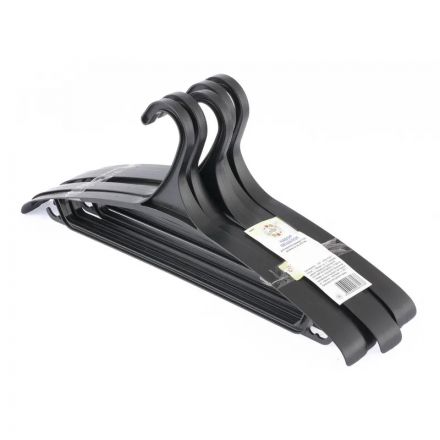 Вешалка-плечики МИ_Elfe 92906 пл.д/в од. 440мм.черная р 48-50, 5шт/уп