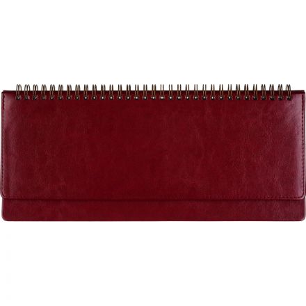 Планинг недатированный Attache Sidney Nebraska искусственная кожа 64 листа бордовый (305х130 мм)