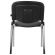 Стул для персонала и посетителей BRABIX "Iso CF-001", хромированный каркас, ткань серая с черным, 531420