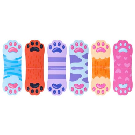 Закладки для книг МАГНИТНЫЕ, "ЯРКИЙ МИКС", комплект 30 штук, 35x25 мм, FUNSTER (ФАНСТЕР), 116657