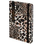 Блокнот с резинкой в клетку 96 л., А5 145х203 мм, твердая обложка, BRAUBERG," Leopard", 115535 Блокнот с резинкой в клетку 96 л., А5 145х203 мм, твердая обложка, BRAUBERG," Leopard", 115535