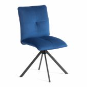 Стул обеденный Sweet поворотный механизм 360, велюр, Blue (синий)