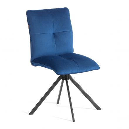 Стул обеденный Sweet поворотный механизм 360, велюр, Blue (синий) Стул обеденный Sweet поворотный механизм 360, велюр, Blue (синий)