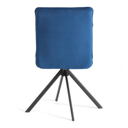 Стул обеденный Sweet поворотный механизм 360, велюр, Blue (синий) Стул обеденный Sweet поворотный механизм 360, велюр, Blue (синий)