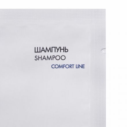 Шампунь одноразовый 10 мл, КОМПЛЕКТ 500 шт., COMFORT LINE, саше, флоупак, 2000413