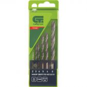 Набор сверл по металлу СИБРТЕХ, 2-8 мм, 6шт. Р6М5 (72348)