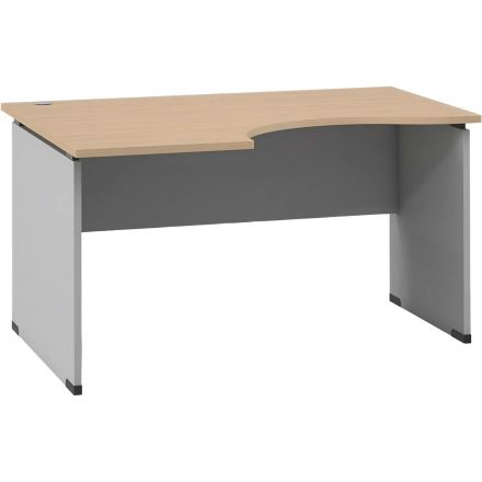 Стол эргономичный SH_Unica левый EE1-01.U9Л (491863)1400х1000x735 бук/серый
