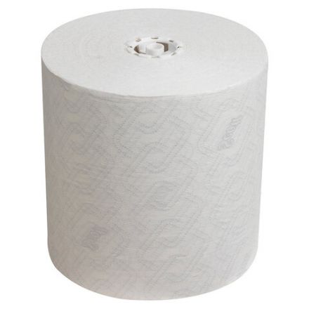 Полотенца бумажные рулонные KIMBERLY-CLARK Scott, КОМПЛЕКТ 6 шт., 350 м, белые, 6691