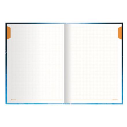 Блокнот БОЛЬШОЙ ФОРМАТ (215х295 мм) А4, 128 л., твердый, клетка, блок 4 цвета, BRAUBERG, "Бизнес", 111593